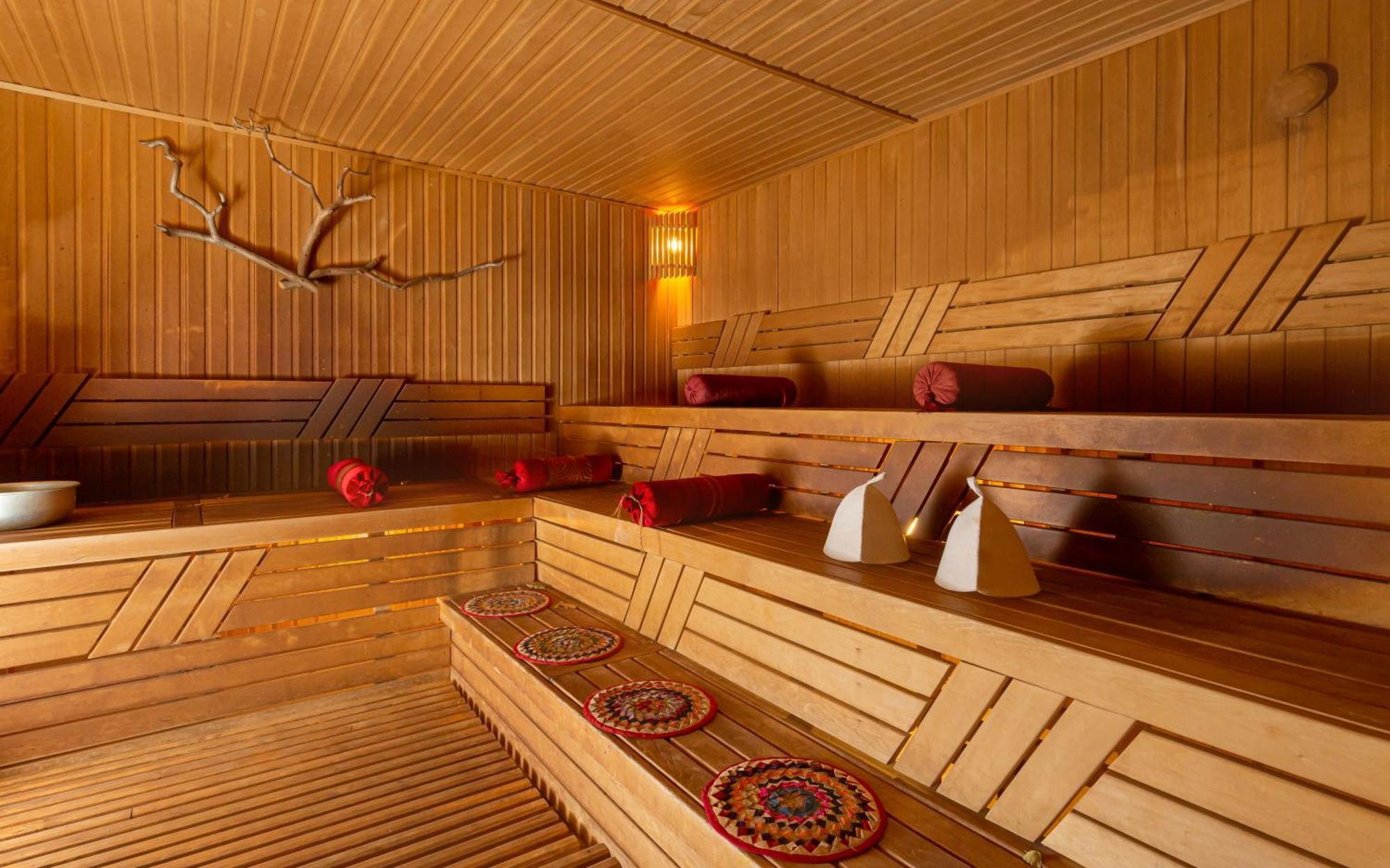 Rixos Borovoe Hotel ชูชินสก์ ภายนอก รูปภาพ A Finnish sauna